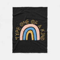 T1d Type One Of A Kind Diabetes Rainbow Awareness