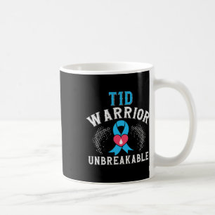 T1d Warrior Unbreakable Diabetes Awareness Month B Coffee Mug