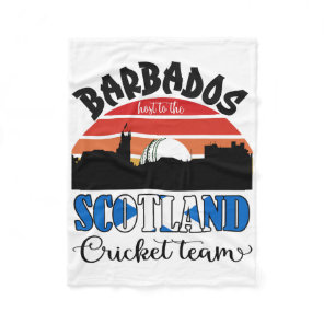 T20 Cricket Rdos Host To The Scotland Cricket Team Fleece Blanket