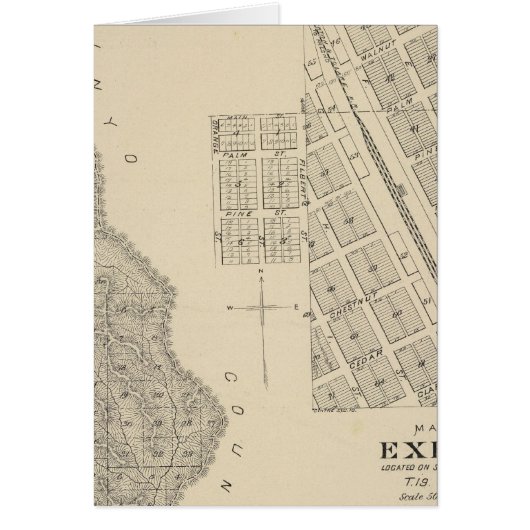 T2124S R3637E Tulare County Section Map Cards (Front)