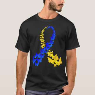 T21 Butterfly World Down Syndrome Day  Women Kids  T-Shirt