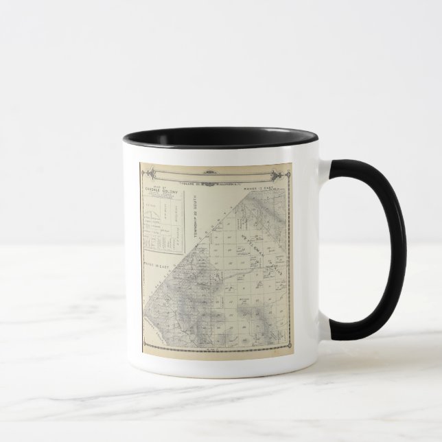 T2223S R1617E Tulare County Section Map Mug (Right)