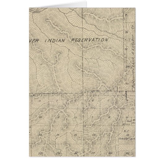 T2223S R3031E Tulare County Section Map Cards (Front)