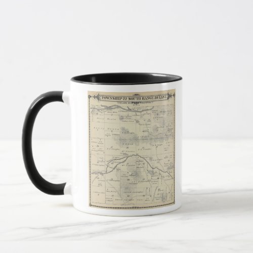 T22S R28E Tulare County Section Map Mug