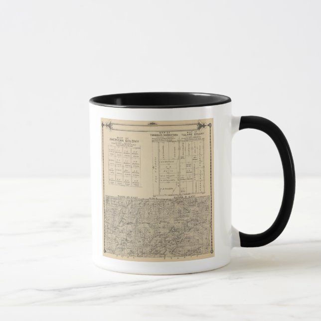 T24S R3031E Tulare County Section Map Mug (Right)