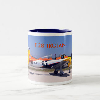 T28, T 28 TROJAN Two-Tone COFFEE MUG