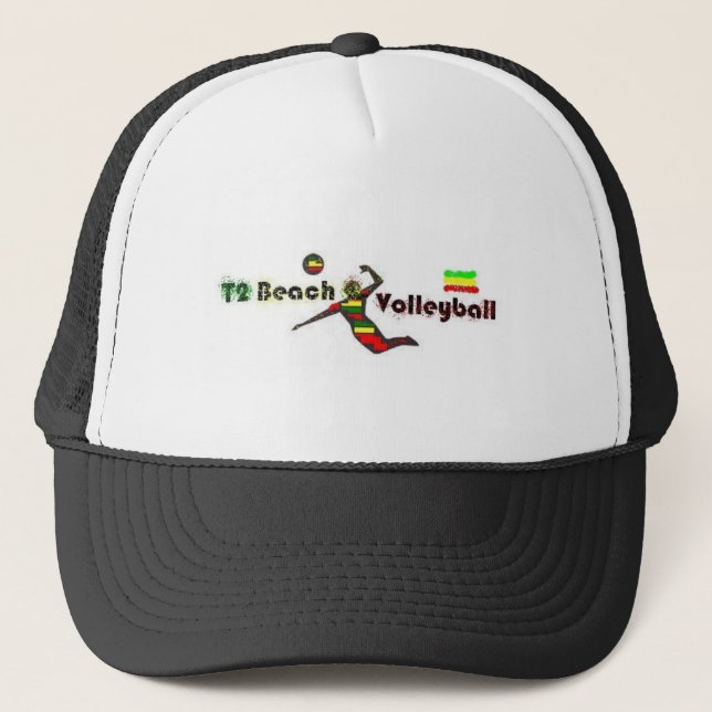 T2 Beach Volleyball Trucker HAT (Front)