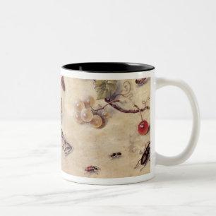 T31566 A Study of Various Insects, Fruit and Anima Two-Tone Coffee Mug