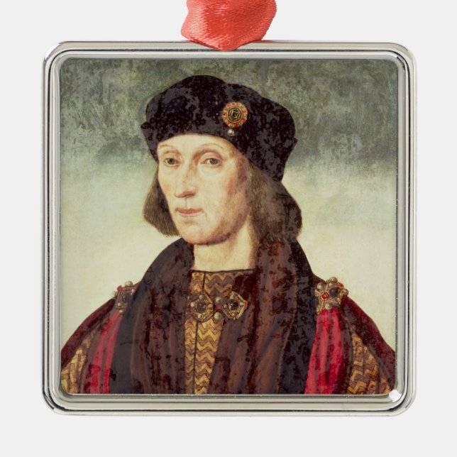 T31778 Portrait of Henry VII (1457-1509) Metal Ornament (Front)