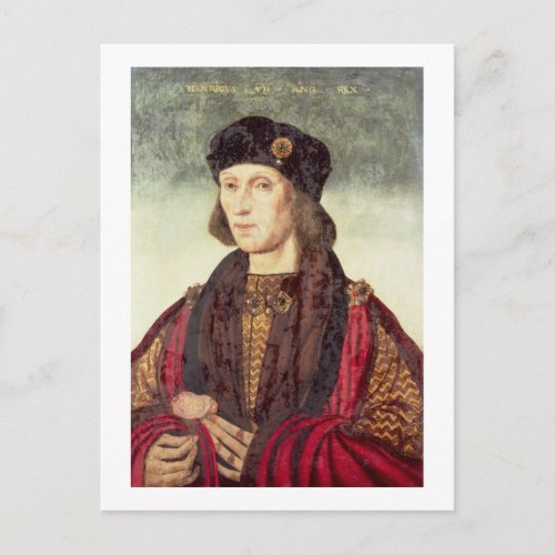 T31778 Portrait of Henry VII 1457_1509 Postcard