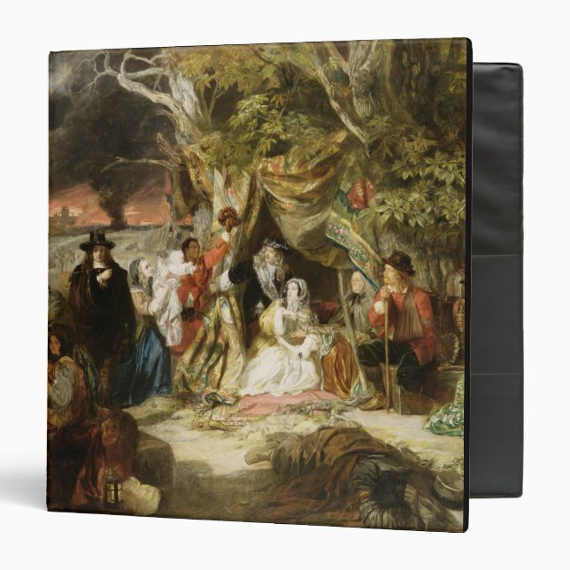 T32191 Highgate Fields During the Great Fire of Lo 3 Ring Binder (Front/Inside)