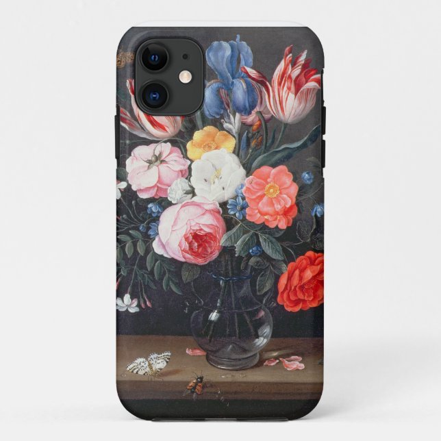 T32511 Still Life of Flowers in a Vase, 1661 (see Case-Mate iPhone Case (Back)