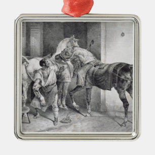 T34894 The English Farrier, 1822 (litho) Metal Ornament