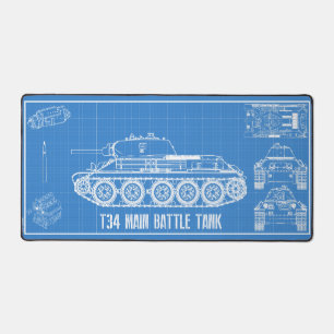 t34 desk mat
