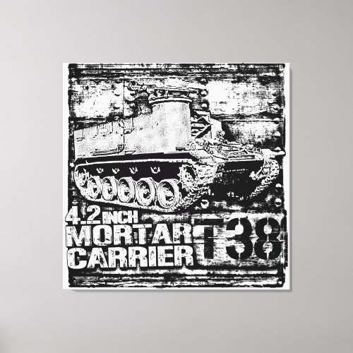 T38 42 inch Mortar Carrier Canvas Print