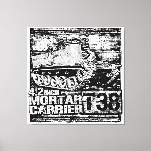 T38 42 inch Mortar Carrier Canvas Print