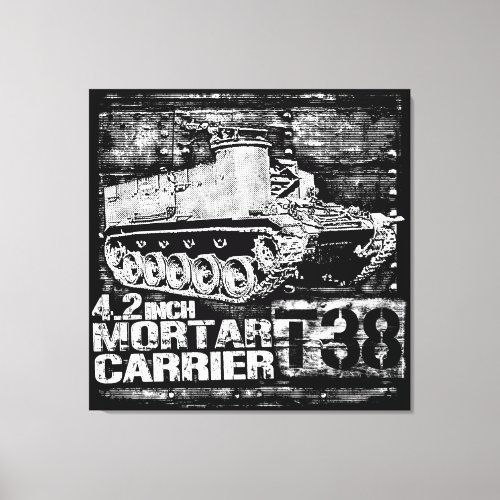 T38 42 inch Mortar Carrier Canvas Print