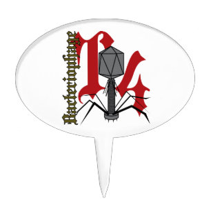 T4 Bacteriophage Cake Topper