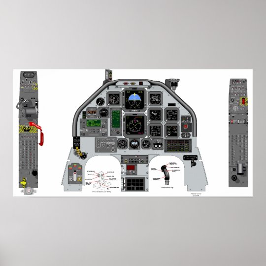 t6 cockpit poster | Zazzle.com