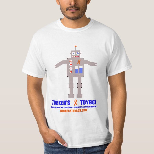t(17;19) Robot Tucker's Toybox Shirt (Front)