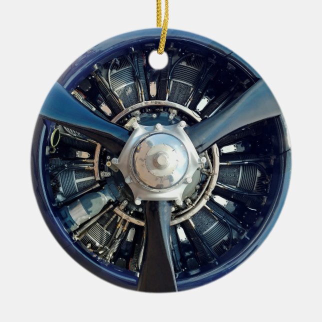 T-28 Trojan Ceramic Ornament (Front)