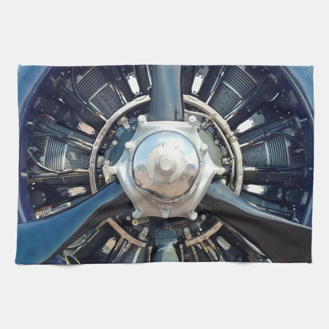 T-28 Trojan Kitchen Towel (Horizontal)