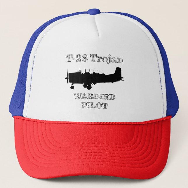T-28 Trojan Warbird Pilot Trucker Hat (Front)