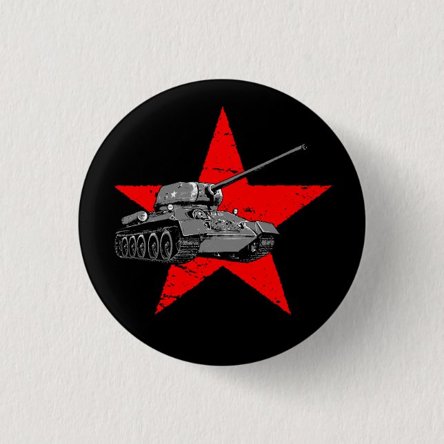 T-34-85 Soviet medium tank Button (Front)