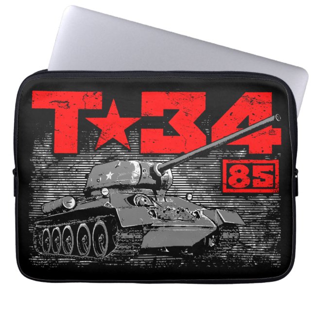T-34-85 Soviet medium tank Laptop Sleeve (Front)