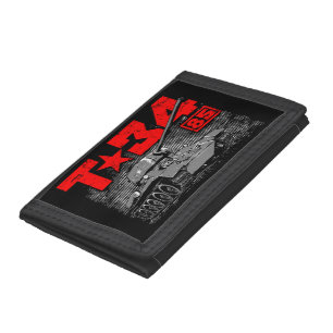 T-34-85 Soviet medium tank Tri-fold Wallet