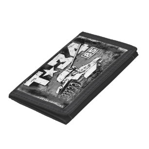 T-34-85 Soviet medium tank Tri-fold Wallet
