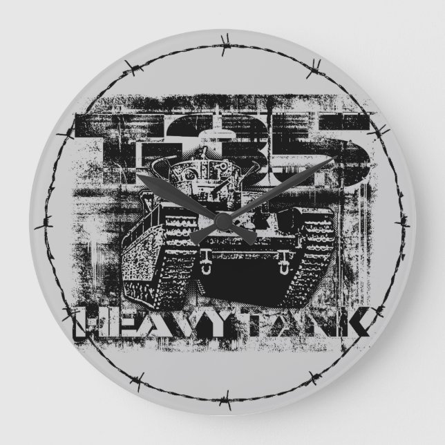T-35 Acrylic Wall Clock (Front)