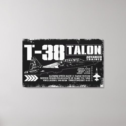 T_38 Talon Canvas Print