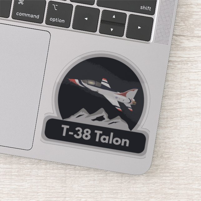 T-38 Talon Jet Trainer Airplane Sticker (Detail)