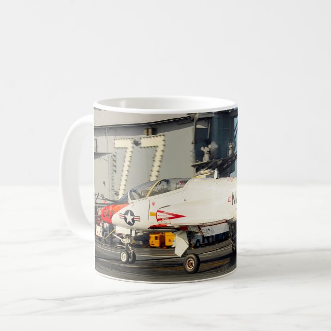 T-45 GOSHAWK COFFEE MUG (Front Left)