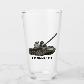 T-62 Model 1972 Main Battle Tank pint glass