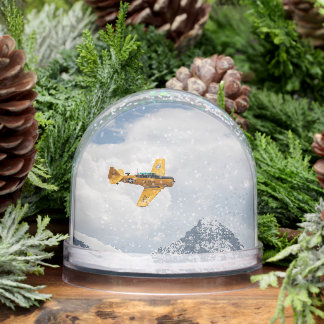 T-6 Texan Majestic Flight Snow Globe