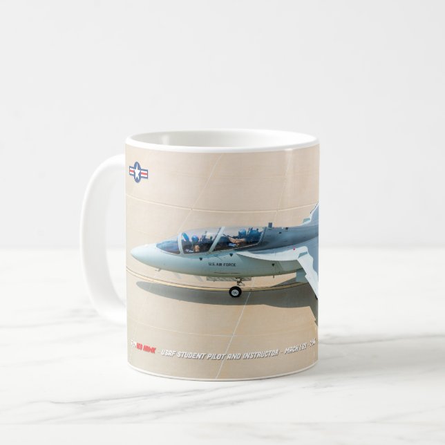 T-7A RED HAWK COFFEE MUG (Front Left)