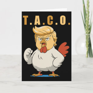 T.a.c.o. Trump Is A Taco  Card