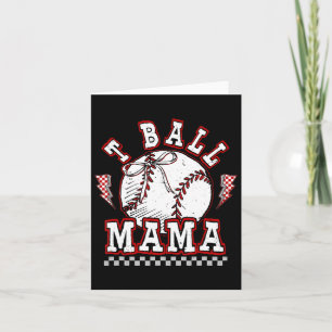 T-ball Mama Game Day Baseball Mom Softball Player  Card
