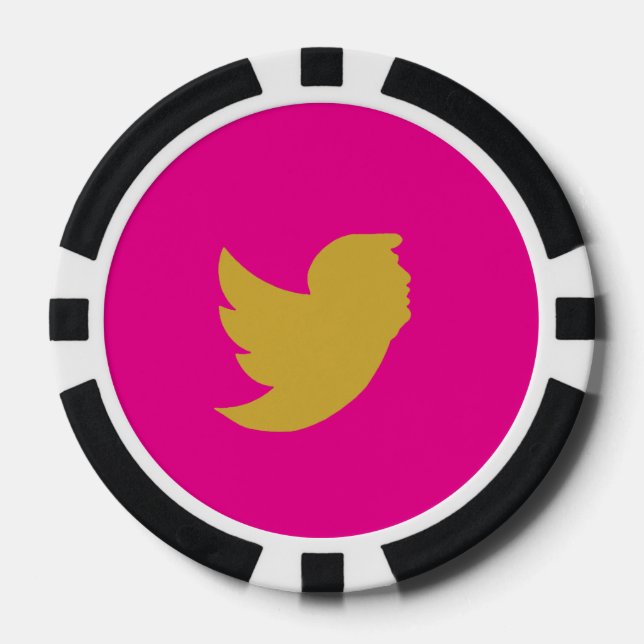 T BIRD DESIGN POKER CHIPS (Front)