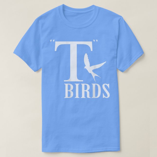 T Bird Funny Halloween Costume rocker 1950s  Print T-Shirt (Design Front)