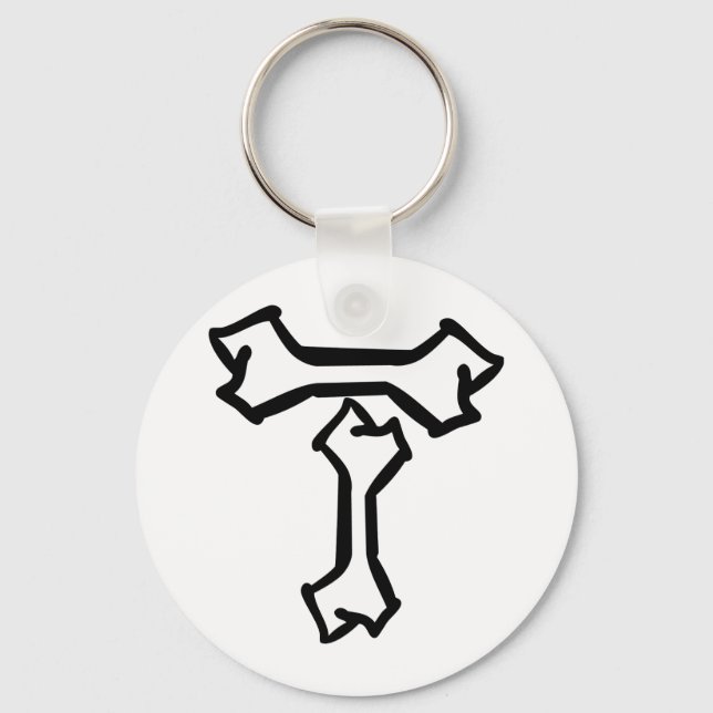 T bone icon keychain (Front)