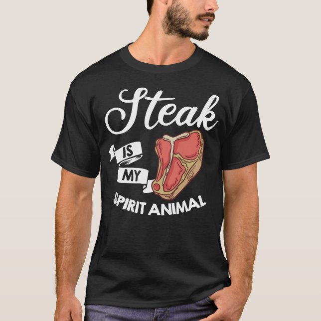 T-Bone Steak Gift Ribeye House T-Shirt (Front)