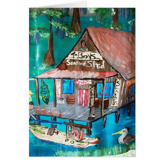 T-BOY'S SEAFOOD SHACK CARDS (Front)