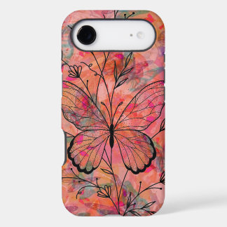 t Butterfly Illustration Phone Case