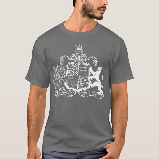 T-cats coat of arms - white T-Shirt (Front)