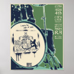 T-cats concert poster - green