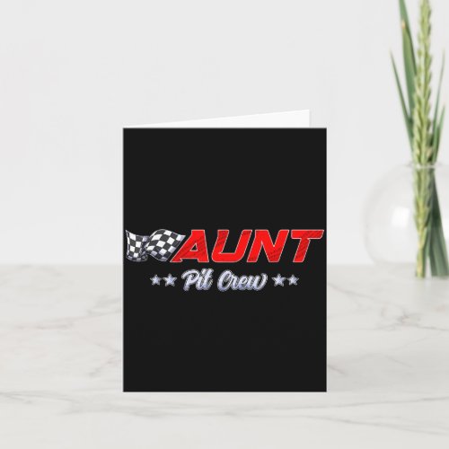 T Crew Aunt Race Car Family Matching Racing Birthd