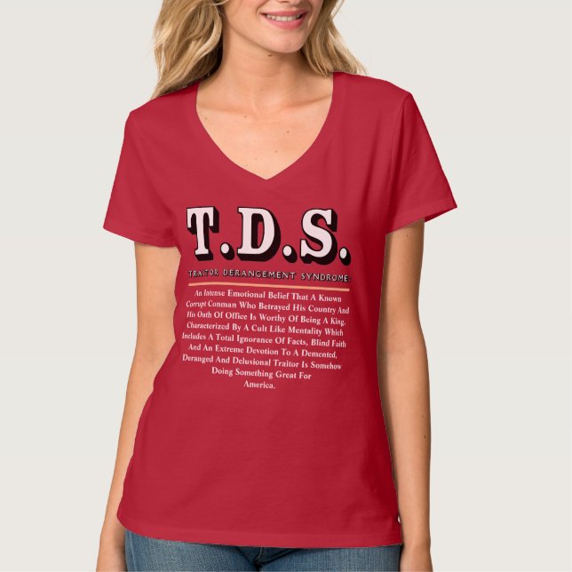 T.D.S. TRAITOR DERANGEMENT SYNDROME T-Shirt (Front)